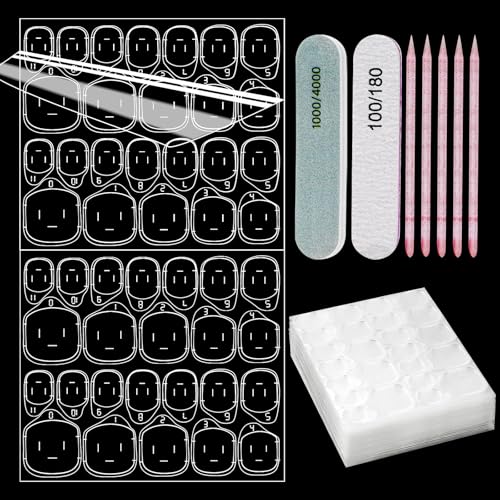 ESUOHYM Nail Adhesive Tabs 960 PCS Press On Nail Glue Stickers