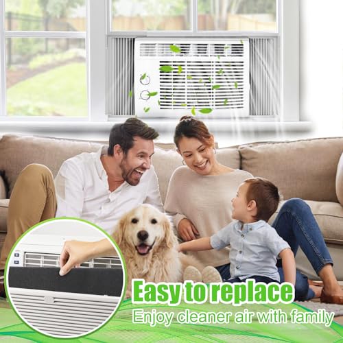 MADHOLLY Cut-to-Fit Air Conditioner Filter Pad - 15.7" x 59" x 0.3" Washable