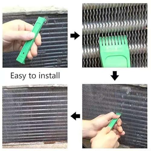 Air Conditioner Fin Repair Comb Set - Condenser & Evaporator Coil Cleaner