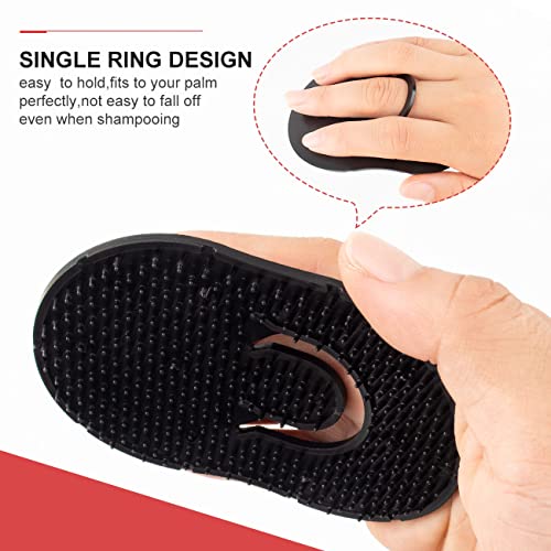 Difenni Portable Palm Grooming Set 6 Pack Scalp and Beard Brushes