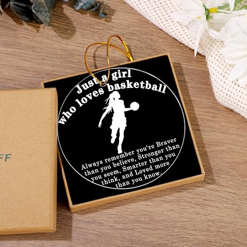 Personalized Basketball Ornament - Acrylic Christmas Decoration