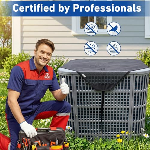 COVERTIFY 36x36in Outdoor AC Unit Cover - Breathable Mesh Protection