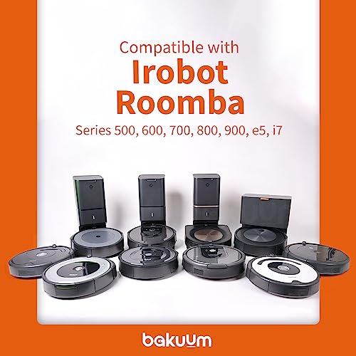 iRobot Roomba Replacement Tires for Models 500, 600, 700, 800, 900 - Anti-Slip & Easy to Assemble