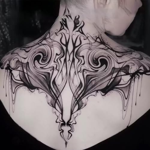 JIANG Dragon Temporary Tattoos for Women Adults - Waterproof Long Lasting Fake Body Art Stickers