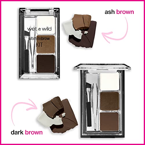 wet n wild Ultimate Eyebrow Makeup Kit - Dark Brown 5-Piece Set