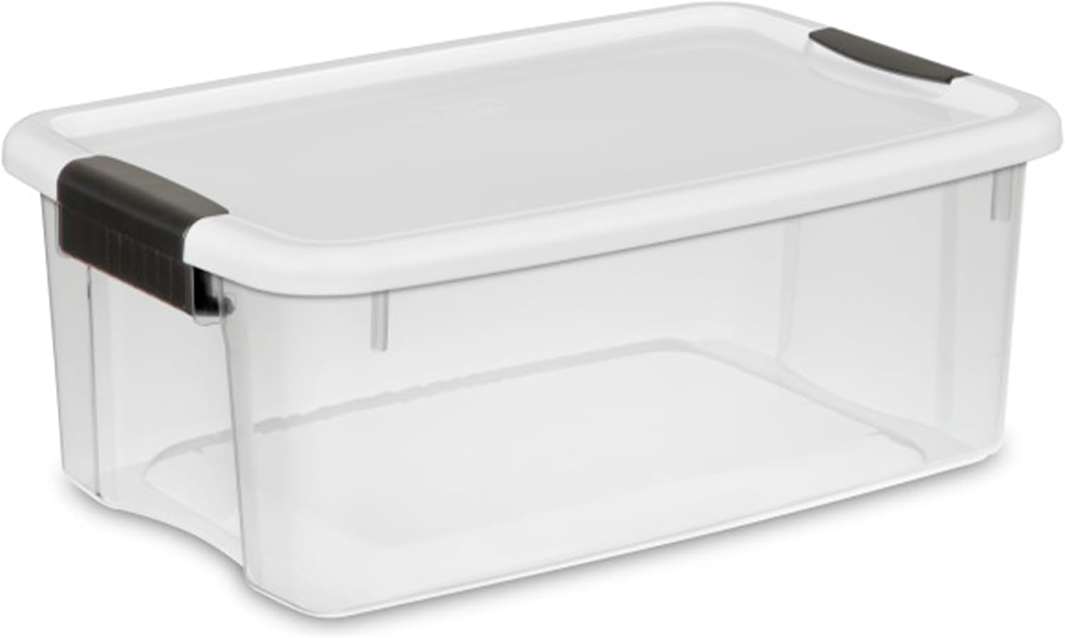 Sterilite 18-Pack Ultra Latching Storage Bins - Clear Plastic, 18 Quart Heavy-Duty Organizing Containers