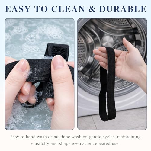 Gmlawsc Elastic Wig Bands for Lace Melting 4PCS Adjustable Edge Wrap