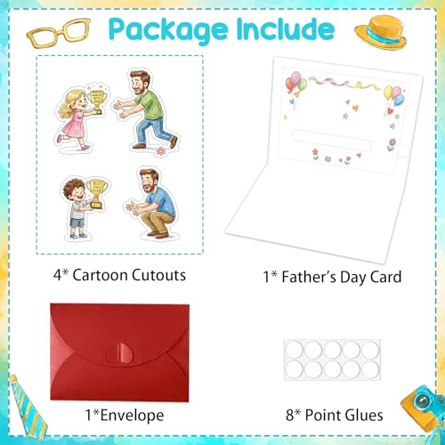 Interactive Father's Day Card with DIY Pull Tab for Dad