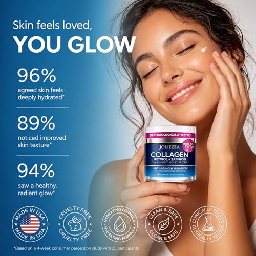 Joliezza Collagen Retinol Face Cream with Hyaluronic Acid & Vitamin C