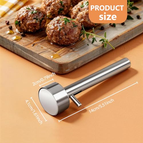 Stainless Steel Falafel Scoop Maker - Easy to Use & Clean 4cm