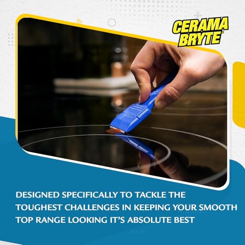 Cerama Bryte Essential Cooktop Cleaner Kit with Scraper & Pads