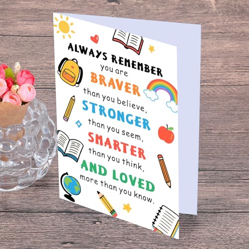 Back to School Essentials Card for Kids - First Day Supplies