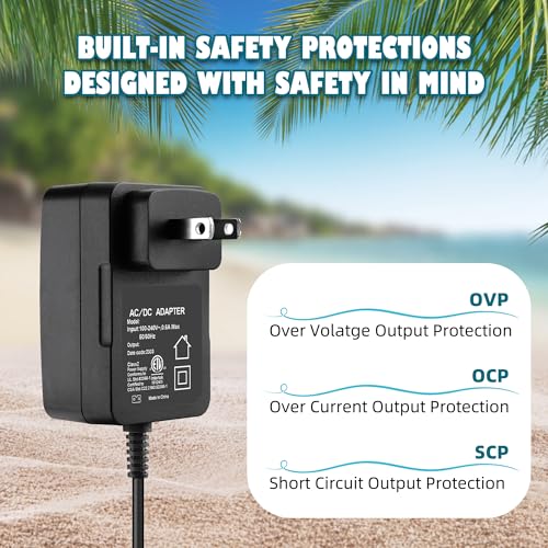12.6V 2-Prong AC/DC Adapter Compatible with AIPER Seagull 1000