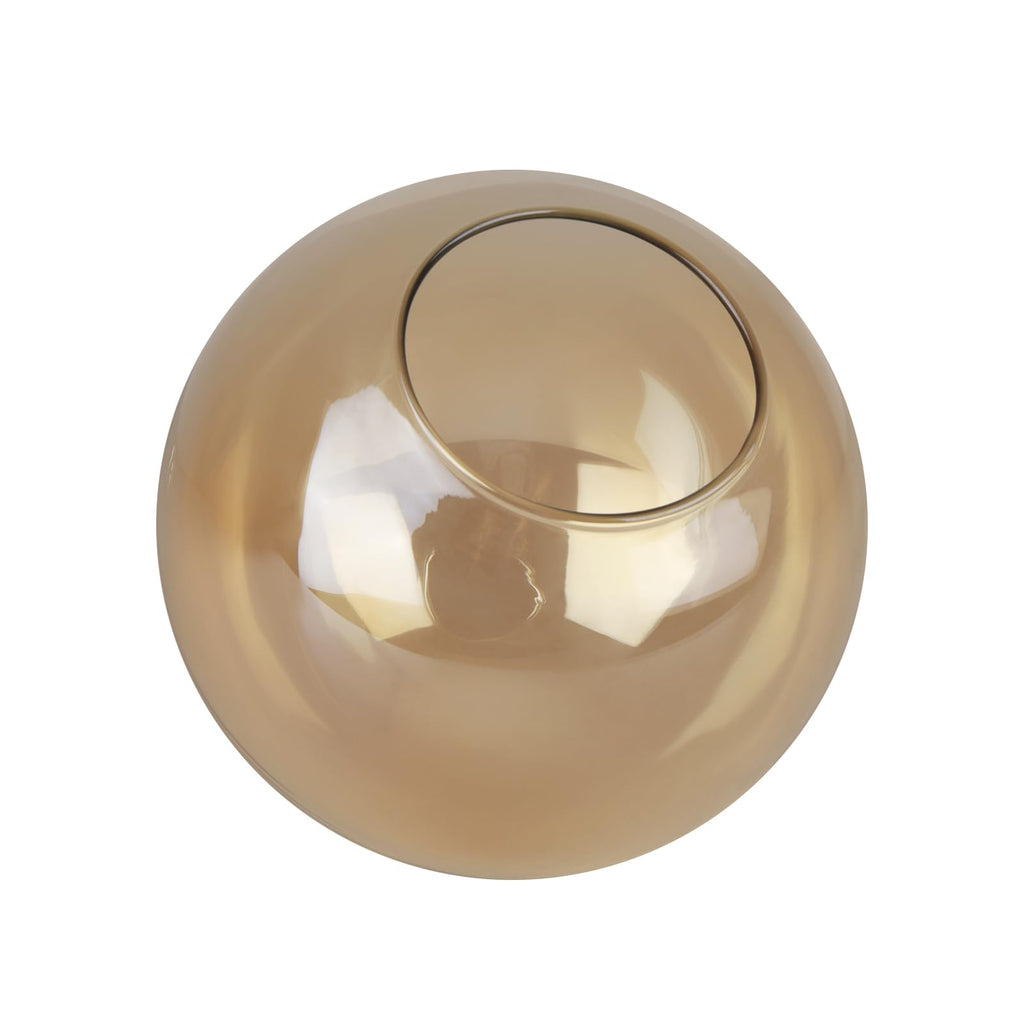 Lighting Replacement Glass Globe Shade,Amber Lampshade Glass Accessories For Pendant Lights, Wall Lights, And Ceiling Lights,5.9” Diameter, 2.64" Opening Diameter((Amber, 5.9")