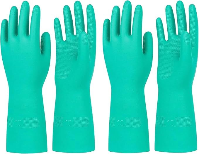 Reusable Waterproof Dishwashing Rubber Cleaning Gloves