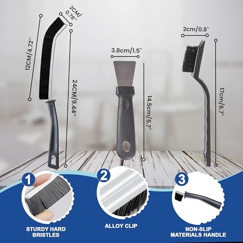 Multifunctional Crevice Cleaning Brush Set - 7 Pcs for Tight Spaces