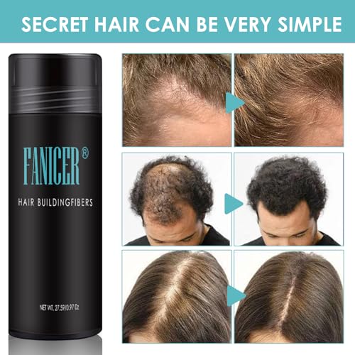 Kavya Hair Building Fibers 27.5g Medium Brown Thinning Hair Concealer
