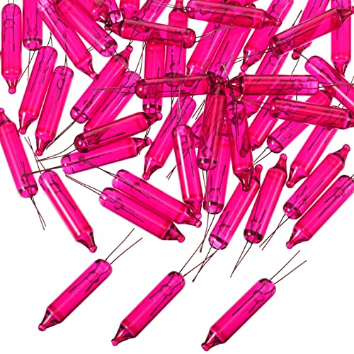 Pink Replacement Christmas Mini Light Bulbs 2.5V 200 Count