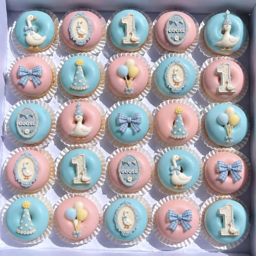 Kitchcozy Goose Silicone Fondant Mold - First Birthday Cake Decoration