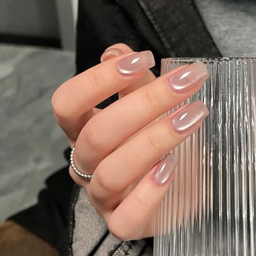 GAOY Jelly Nude Cat Eye Gel Nail Polish 16ml with Magnet