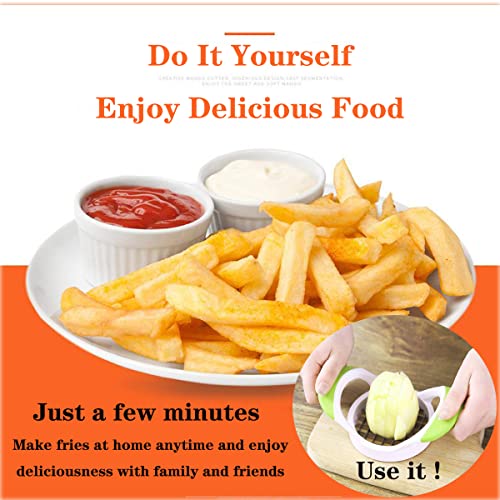 Govdune Handheld French Fry Cutter - Stainless Steel Potato Slicer