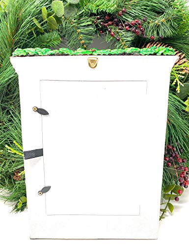 Christmas Light Up 5x7 Photo Frame - Holiday Resin Picture Frame with LED
