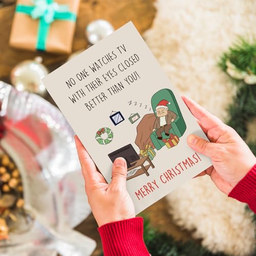 Funny Christmas Card for Men - Humorous Holiday Greeting