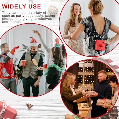 6-Piece Christmas Kitchen Utensil & Cutting Board Gift Set - Bamboo Towels Pine Picks Ribbons