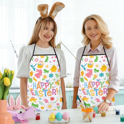 Adjustable Chef Bib Apron for Cooking, Grilling & Baking
