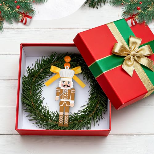 Chef Nutcracker Christmas Ornament - 4" Baking Decoration