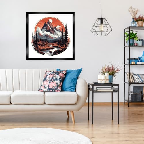 Mountains Landscape 5D Diamond Painting Kit for Adults 12x12 Inch