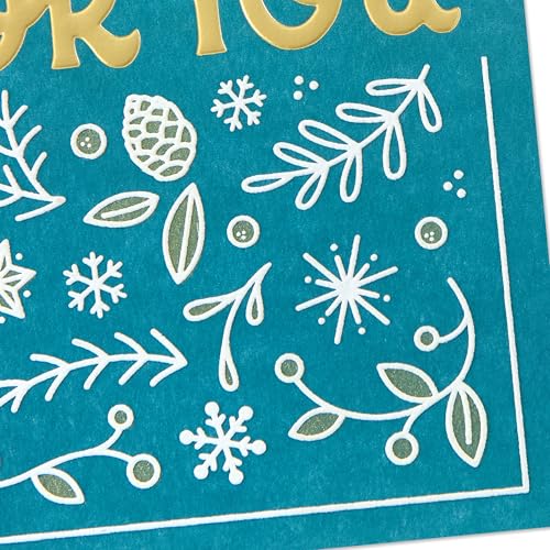 Hallmark Christmas Thank You Card for Teachers & Essential Workers - Pack of 2