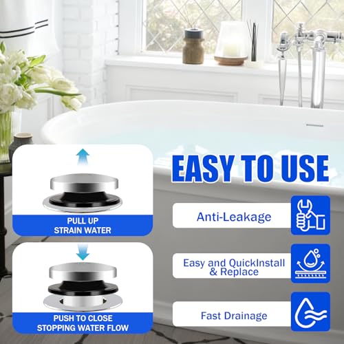 Kohler Bathtub Drain Stopper | Leak-Free Pop Up Assembly