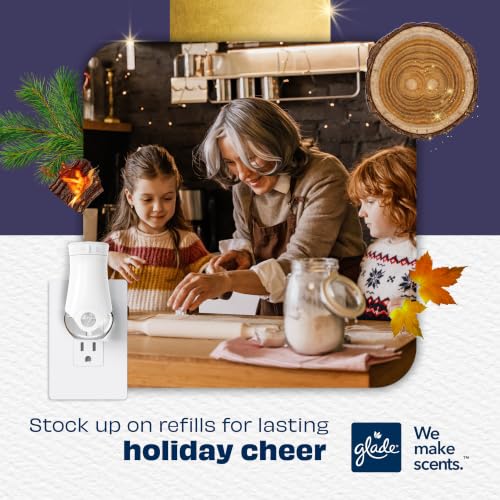 Glade PlugIns Fall Night Long Scented Oil Refills, 2-Pack