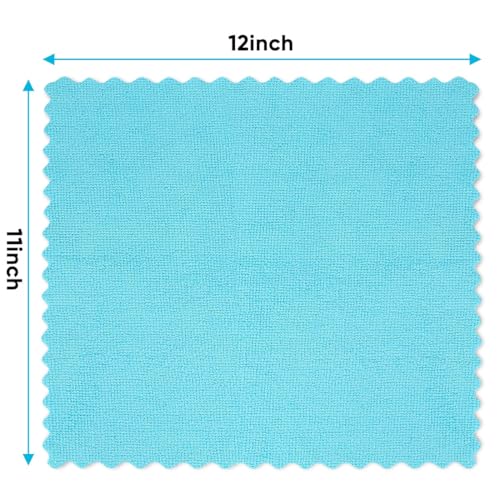 Oighty Multicolor Microfiber Cleaning Cloths 24 Pack, Soft & Reusable 12x11 Inch