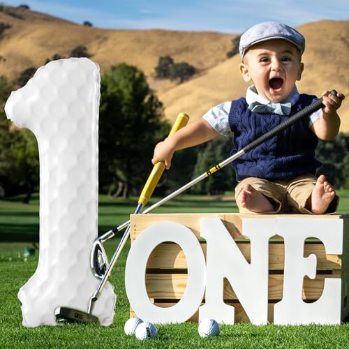 40-Inch Golf Number 1 Balloon - Sports Party Decoration