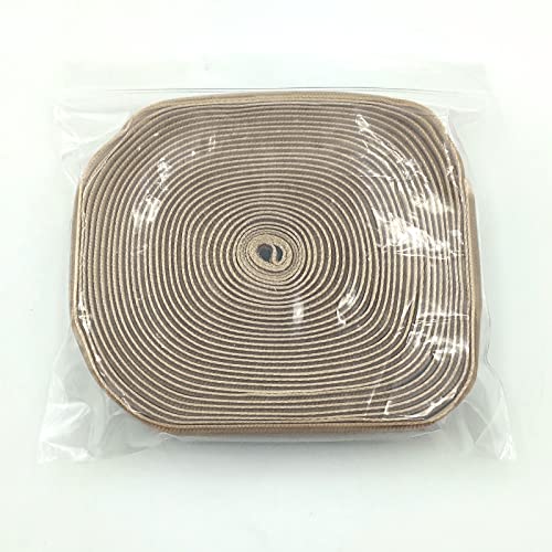 30 Light Brown Velvet Ribbon for Gift Wrapping DIY Crafts and Decor - 5/8 Inch x 5 Yards