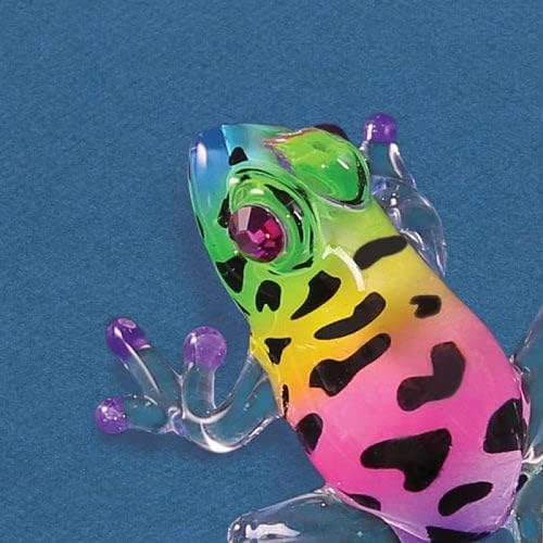 Glass Baron - Handcrafted Frog Figurine | Unique Home Decor Accent Piece