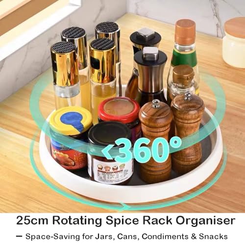 10-Inch Lazy Susan Turntable - Non-Skid Kitchen Organizer