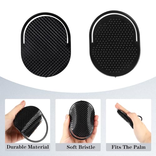 6 Pcs Palm Combs for Men, Scalp Massager Hair Brush & Pocket Comb