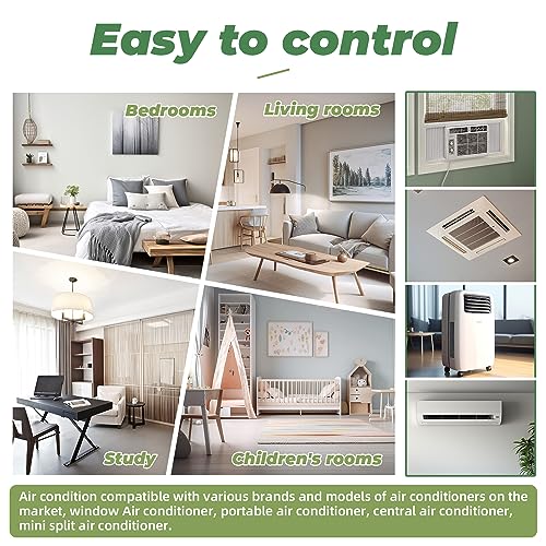 Universal LCD AC Remote Control for Mitsubishi, LG & More - 6000 Codes