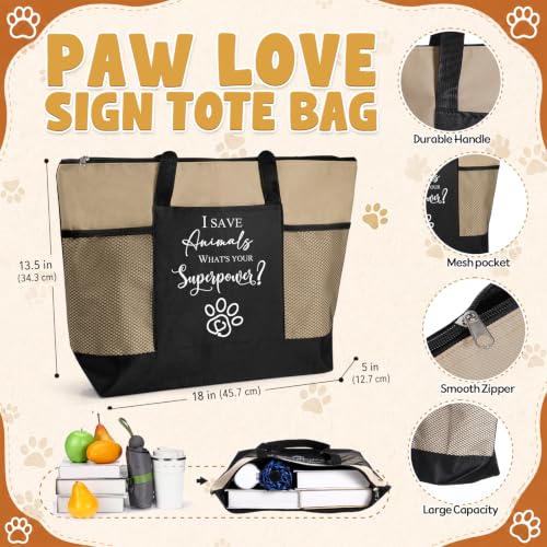 Vet Tech Tote Bags Set - 10 Multicolor Utility Bags for Professionals & Gifts