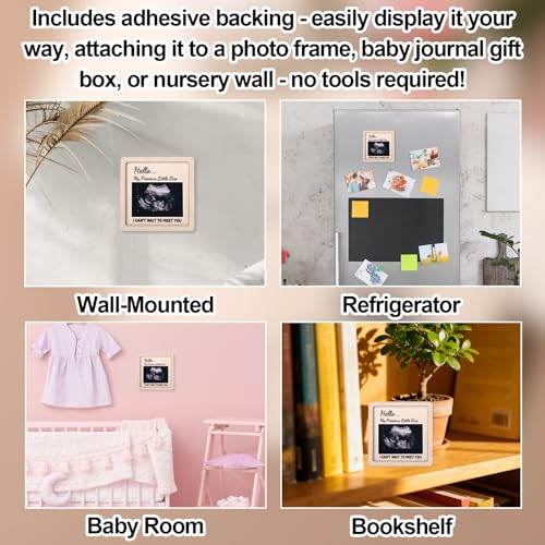 Wooden Pregnancy Announcement Box for Grandparents & Friends