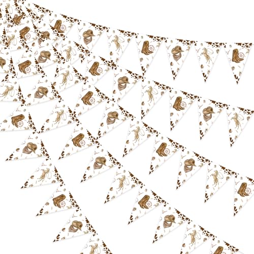 Cowboy Pennant Banner - Western Party Decoration for Birthdays