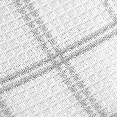 T-Fal Waffle Dish Cloths, 100% Cotton, 12x13 Inch - Grey (4-Pack)