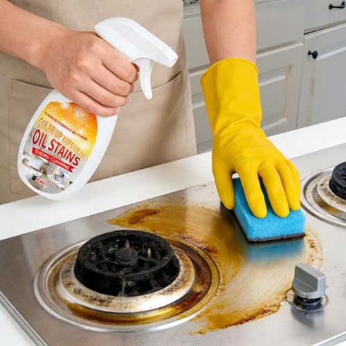 Heavy Duty Kitchen Oil Stain Cleaner Spray - 240ml Multipurpose