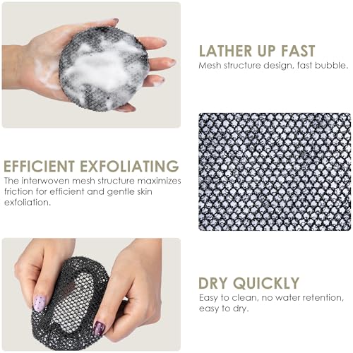 INNERNEED 2-in-1 African Exfoliating Net Sponge and Silicone Body Brush