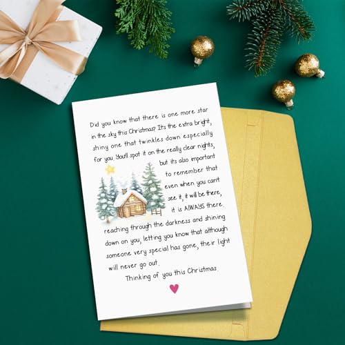 Sympathy Christmas Card for Loss of Loved One | Goroar
