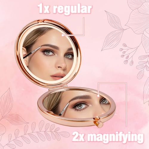 Compact Makeup Mirror Gift for Aunt from Niece and Nephew
