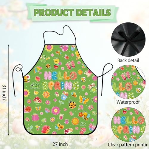 Bonieset Adjustable Holiday Cooking Apron and Chef Bib for Kitchen